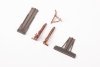 Eduard 6481022 B-17F undercarriage legs BRONZE EDUARD 1/48